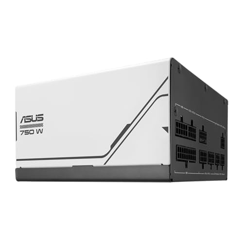 ASUS Prime 750W Gold (750 Watt, ATX 3.0 Compatible, Fully Modular Power Supply, 80+ Gold Certified, Dual Ball Bearings, Two Color Options in One, 8-Year Warranty)