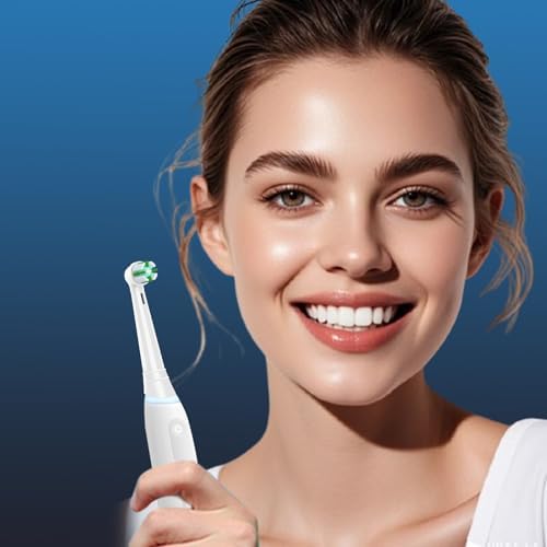 10 Pcs Replacement Heads Compatible with Oral B iO, Brush Heads Compatible with Oral B iO 2 3 4 5 6 7 8 9 10 Series Electric Toothbrush Handles, Deep Clean and Protect Teeth (Black/White)