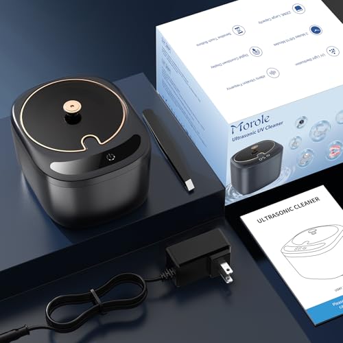 Ultrasonic Retainer Cleaner Machine, Dental Cleaning Pod, 45kHz Retainer Cleaning with 230ML Capacity for Dentures, Aligner, Mouth Guards, Braces, Jewelry, Nightguard & All Dental Appliances