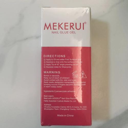 Super Strong Nail Glue Gel (15g) for Press on Nails,Drip and Clog Proof,7S Quickly Dry Without UV Light,Long-Lasting 30+Days,Waterproof Beauty Secret Professional Salon Quality (1, Nail Glue)