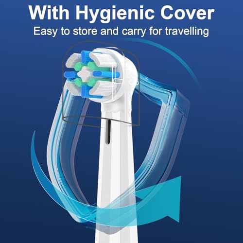 10 Pack IO Replacement Heads Compatible with Oral B iO 2/3/4/5/6/7/8/9/10 Series Electric Toothbrush, Brush Heads Compatible with Oral B iO for Gentle Dental Care (Black)
