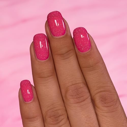 ILNP Gummy Bear - Vibrant Pink Holographic Jelly Nail Polish - Vegan, Cruelty Free, Non Toxic