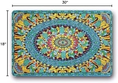 Bath Mat Grateful Dance Dead Home Decor Doormat Rug Indoor/Outdoor Door Mats Non Slip Floor Mat Small Bathmat Decor Entrance Rugs Bath Rug Kitchen Rugs 18 x 30 in