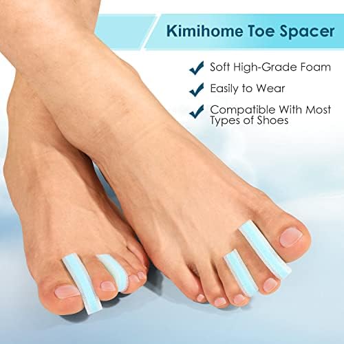 12 Packs Foam Toe Separator,Toe Gasket-Redress Overlapping Toes, Prevent Friction and Release Pressure, Relieve The Pain Caused by Bunions