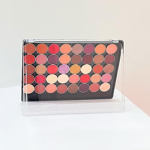 XL Large Empty Magnetic Makeup Eyeshadow Palette with Clear Cover and 20pcs Adhesive Stickers for DIY Your Own Eyeshadow, Blush Palette 9.25'' x6.57''