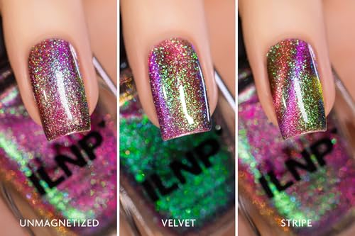 ILNP Warped - Green to Purple Magnetic Shimmer Nail Polish - Vegan, Cruelty Free, Non Toxic