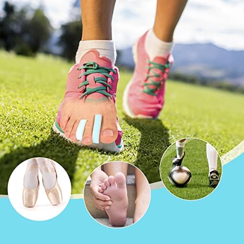12 Packs Foam Toe Separator,Toe Gasket-Redress Overlapping Toes, Prevent Friction and Release Pressure, Relieve The Pain Caused by Bunions