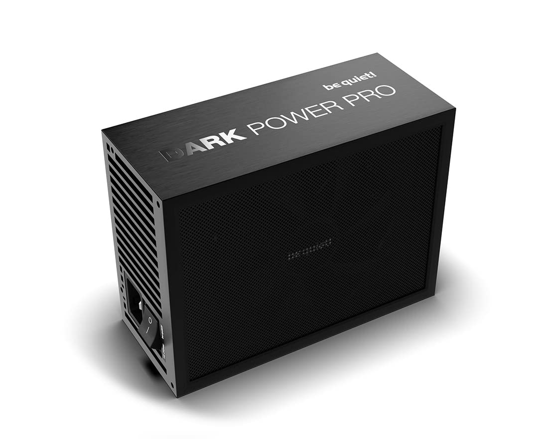 be quiet! Dark Power Pro 13 1600W Power Supply | ATX 3.1 Compliant | 80 Plus Titanium | Digital Regulation, for PCIe 5.0 and 6+2 Graphics Cards | 2X 12VHPWR Cable Incl | BN501