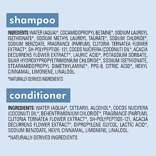 Love Beauty And Planet Shampoo and Conditioner, Coconut Oil & Vegan Collagen, Ultra Deep Hydration - Sulfate-Free Shampoo and Conditioner for Damaged, Dry Hair, Scented, Refill, (2 Piece Set)