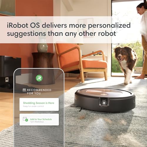 iRobot Roomba j9+ Self-Emptying Robot Vacuum – Powerful Suction, Identifies and Avoids Obstacles Like pet Waste, Self-Empties for 60 Days, Best for Homes with Pets, Smart Mapping, Works with Alexa