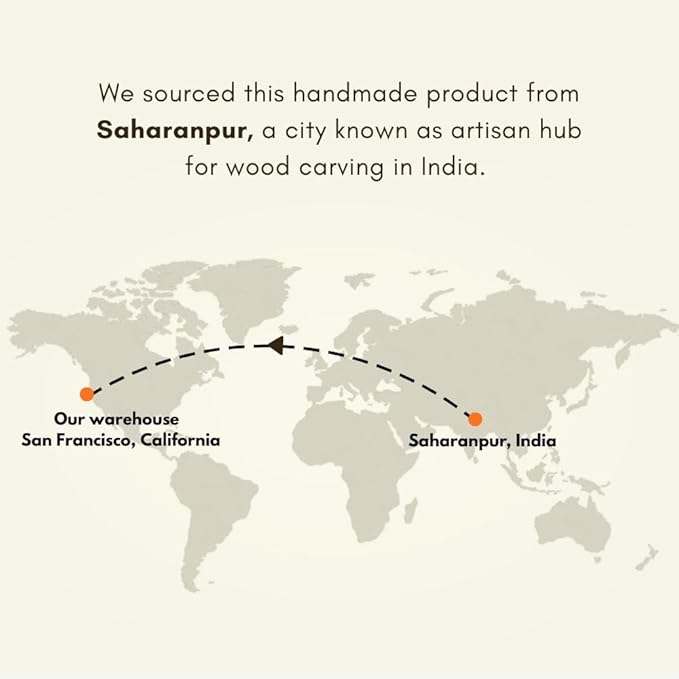 Small Salad Bowl, 11" Wide, Kitchen Countertop Fruit Bowl, Mixing, Serving, Farmhouse Style, Mango Wood, Round, Dining & Entertaining, Serves 2-3
