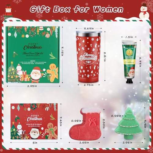Gifts Set for Women - Christmas Basket Gift Set, Ideas Relaxing Spa Gift Basket Set for Women, Bath and Body Works Gift Set for Her, Mom, Wife, Girlfriend, Sister, Coworker, Teacher, Nurse