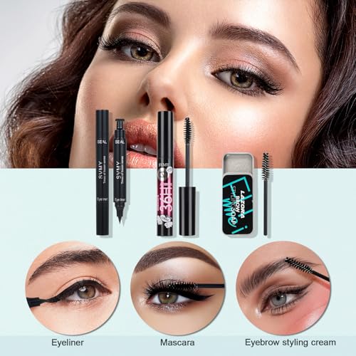 Makeup Kit for Teens for Women Full Kit Includes 20 Colors Eyeshadow Palette Foundation & Face Primer Makeup Sponge Eyebrow Soap Winged Eyeliner Stamp Gift Set