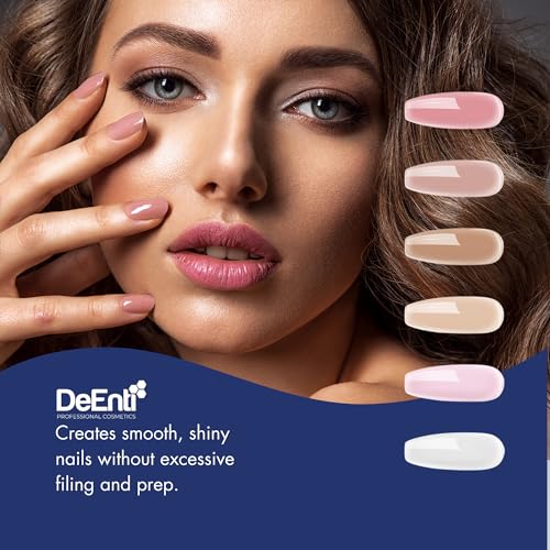 DeEnti Acrylic Nail Powder, 2oz Dark Pink Acrylic Powder Dip for Nails, Long Lasting Salon Quality, Bubble Free Professional Manicures, Fake Nails, Carving & Extensions