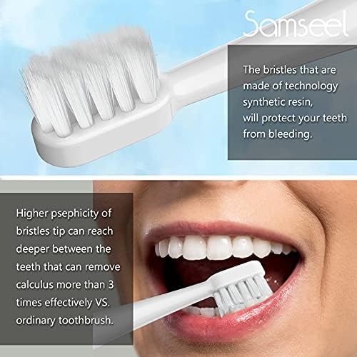 (2-Pack, White and Pink Sonic Electric Toothbrush Lasting for 90 Days Travel Essential Waterproof Portable Mini Design for Daily Oral Care Business Travelling and Holiday Use