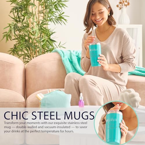 11 Pcs Spa Gift Basket for Women โ Luxury Bath Set with Shower Steamers, Water Tumbler, Fuzzy Socks & More โ Relaxing Pamper Kit for Birthday, Motherโs Day, Christmas & Self Care Gifts
