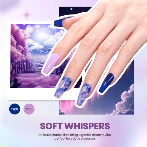 Beetles Gel Nail Polish Kit with UV Light - 31Pcs Nail Polish Set Popular Color Gel with Base and Matte&Glossy Top Coat Soak Off All Season Gel Nail Set Nail Art Gift for Women & Girls
