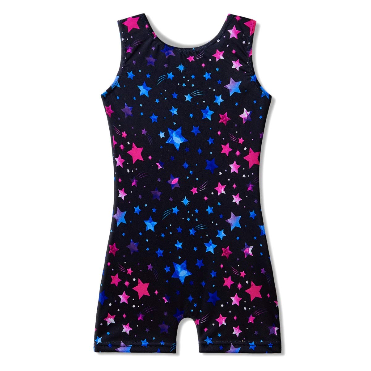 MYQFF 2t 3t Toddler Girls Leotards for Gymnastics Dance Ballet Tumbling Apparel Clothes Sleeveless Dancewear with Shorts