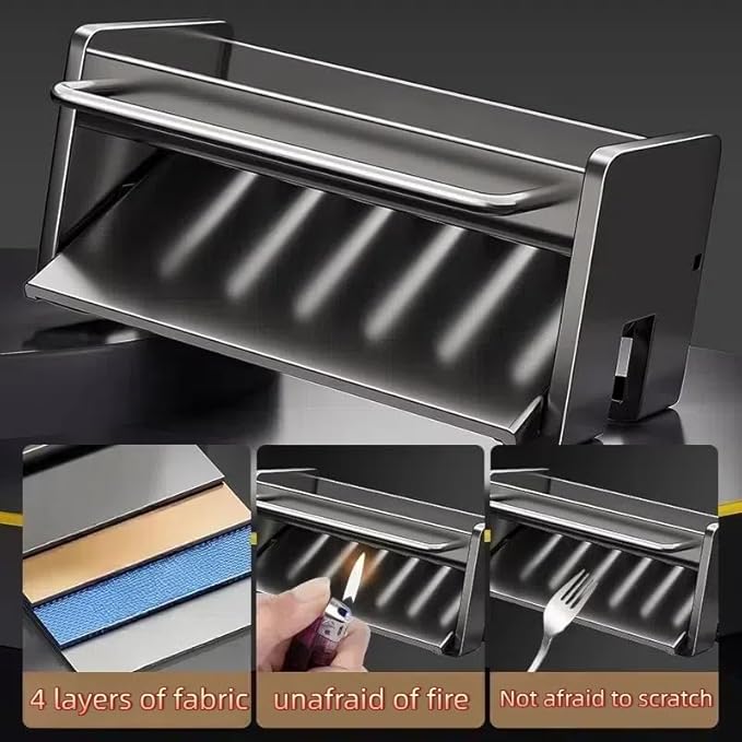 Utensil Holder,Compact Kitchen Sink Drying Rack - Durable and Stylish Solution,Self-Draining Tray Design,with Rag Rack(Gray)