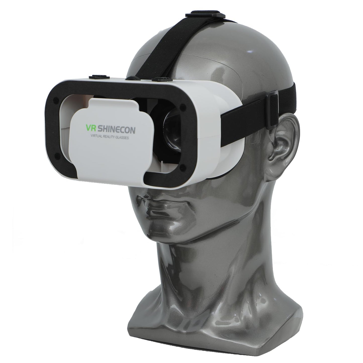Male Mannequin Head Professional PVC Manikin Head for Display Wigs Hats Headphone Mask Sunglasses Scarf Jewelry Display Stand (Grey)