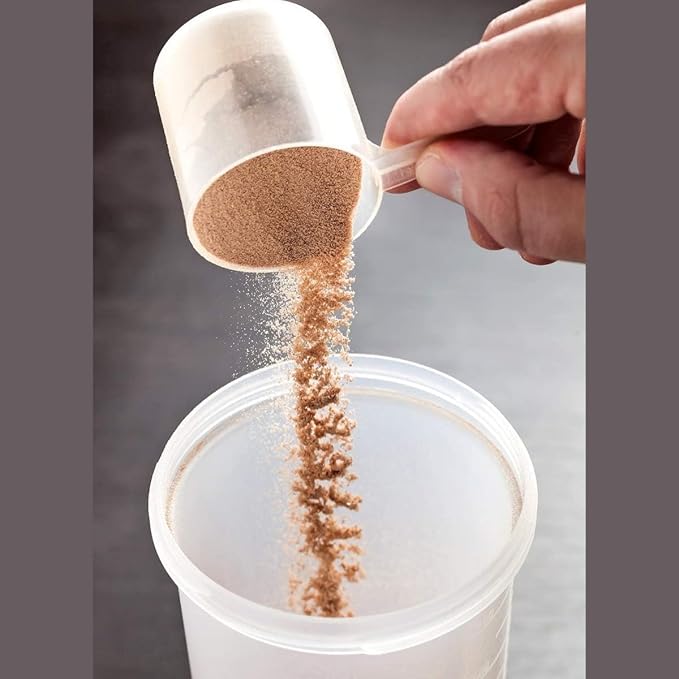Plastic Measuring Scoop, (18 cc | 1.30 Tablespoon | 18 mL) Long Handle Spoons for Powders, Granules, Coffee, Pet Food, Baking Supplies, Protein and Other Dry Goods, BPA Free (Set of 10)