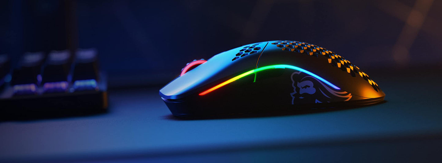 Glorious Model O Minus Wireless Gaming Mouse, RGB Gaming Mouse (Matte White)