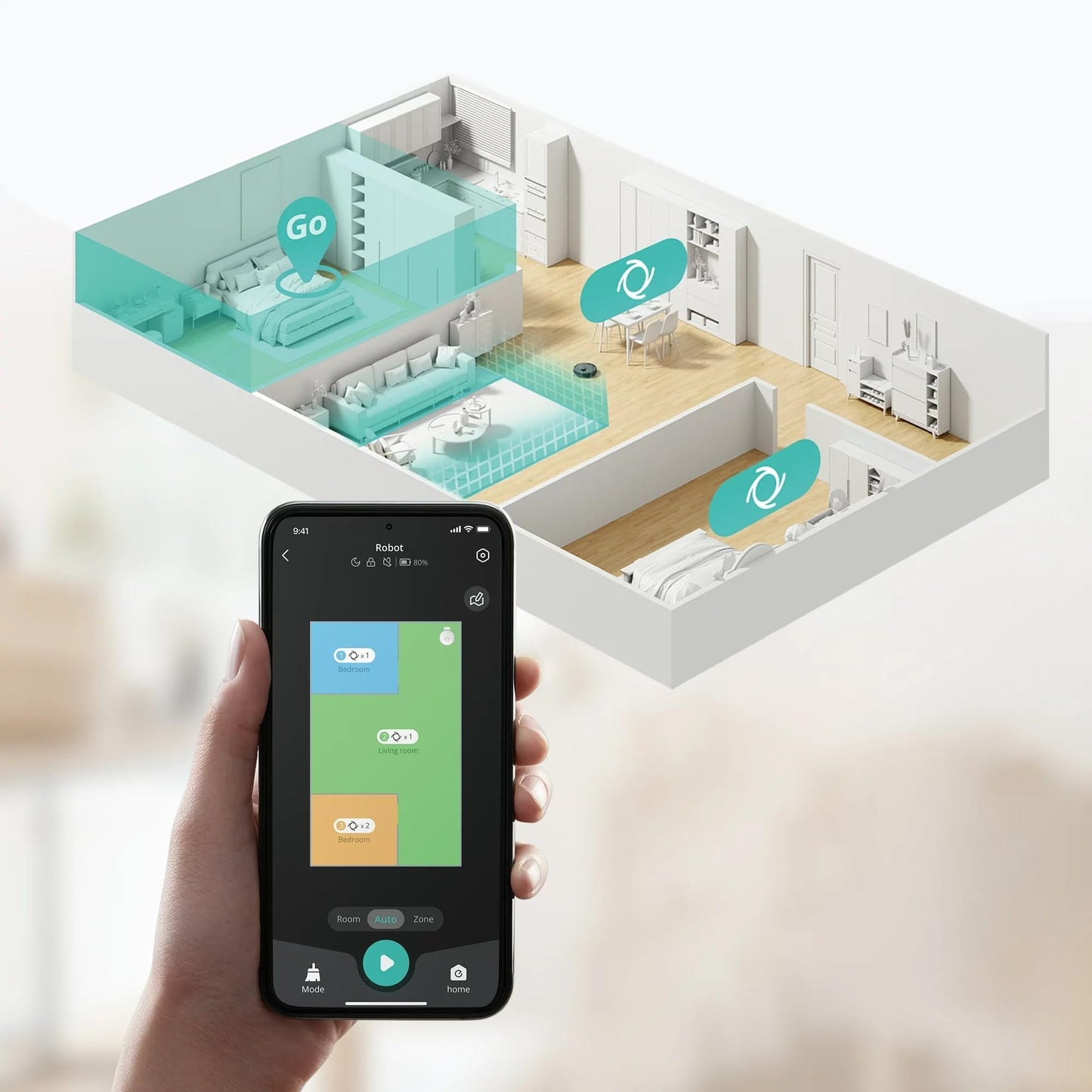 eufy L50 SES Robot Vacuum with 60 Day Self-Empty Station, Multi-Floor Cleaning, Precise iPath Laser Navigation, Customizable Al Mapping, Climb Up to 20 mm, Ideal for Hard Floor Tile Carpet (Renewed)