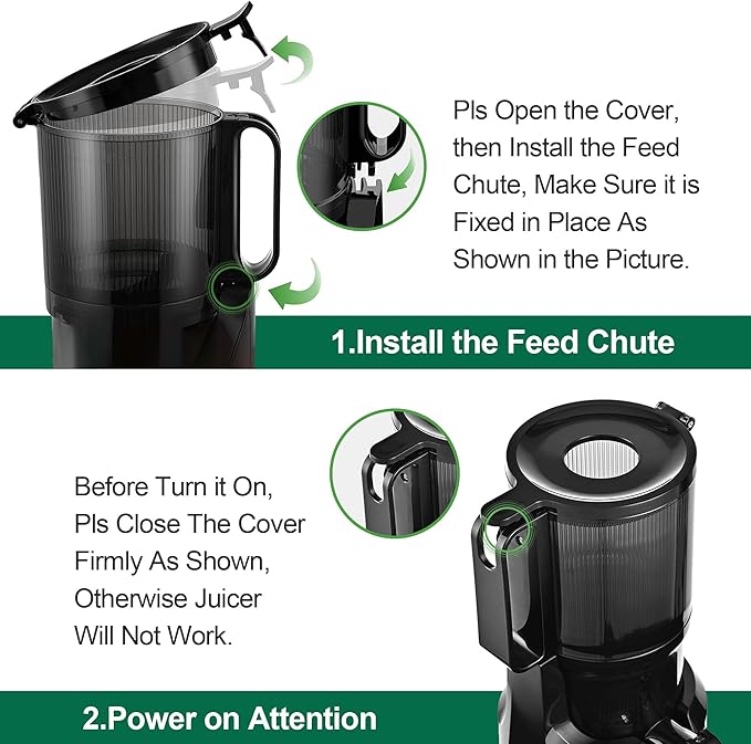 Cold Press Juicer,Fretta Juicer Machines with American-Sourced PCTG Material and 5.3" Extra Large Feed Chute,Fit Whole Fruits & Vegetables,BPA Free 250W(Silver,1.8L)
