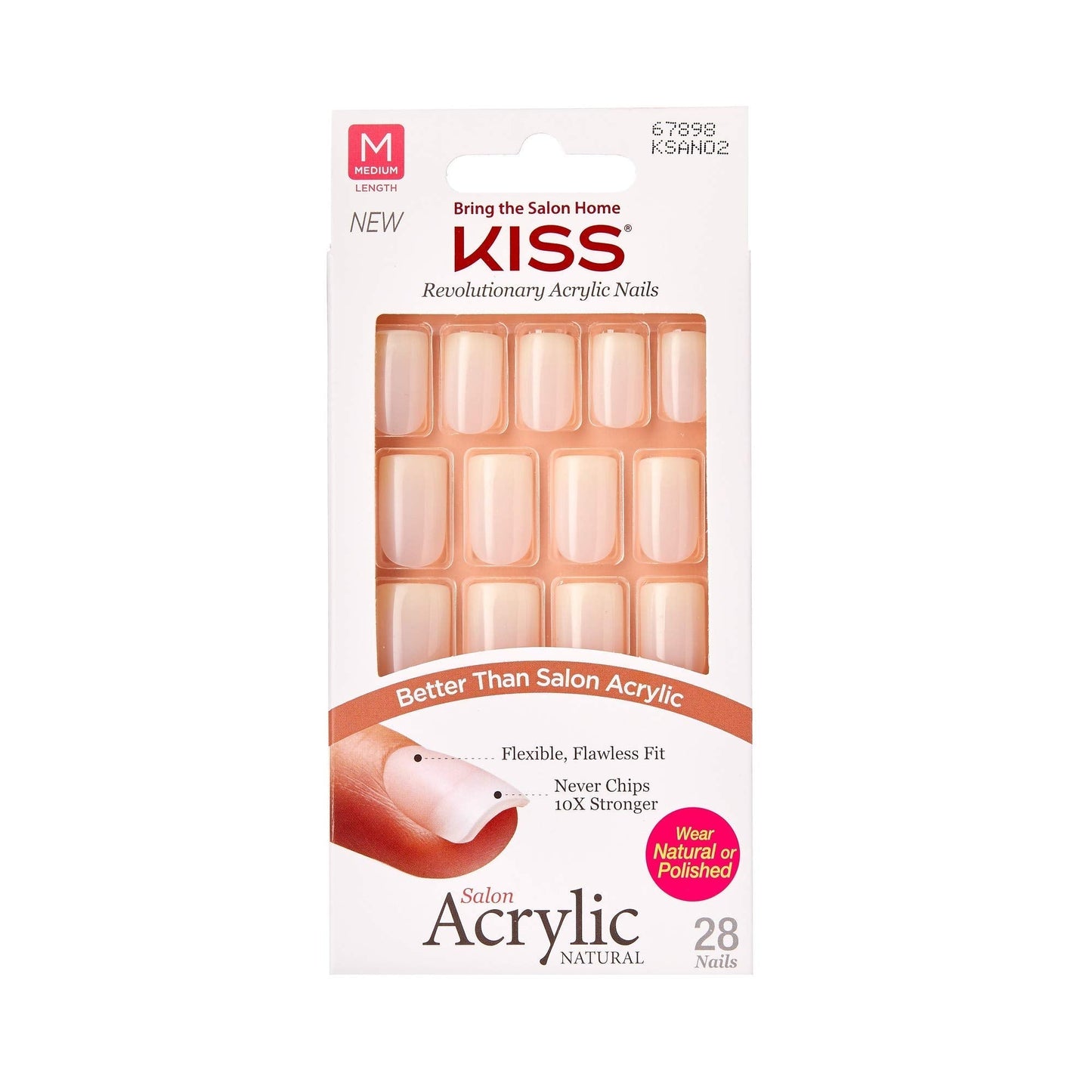 Kiss Salon Acrylic Natural Euphoria