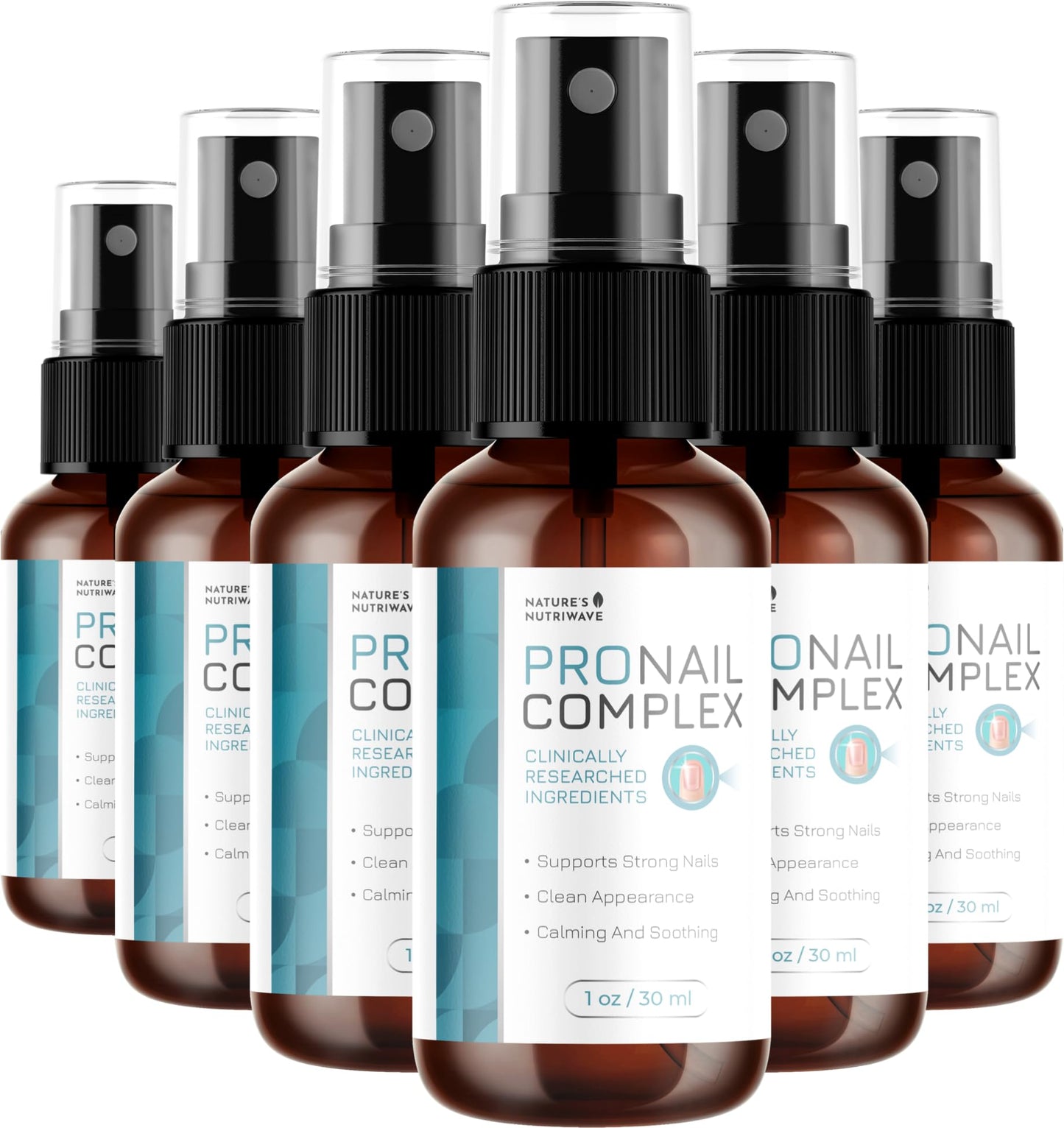 Pronail Complex Spray - ORIGINAL FORMULA Toenail Treatment Extra Strength, Restores Appearance of Discolored/Damaged Nails, Toe and Fingernail Repair - 100% Natural Ingredients - 6 Month Supply