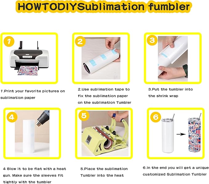 4 Pack 20oz Sublimation Tumblers Bulk With Flat Edge, 20OZ Flat Sublimation Tumbler Blank, Skinny Straight Stainless Steel Blanks Cups with Individual Box (4, 20OZ FLAT EDGE)