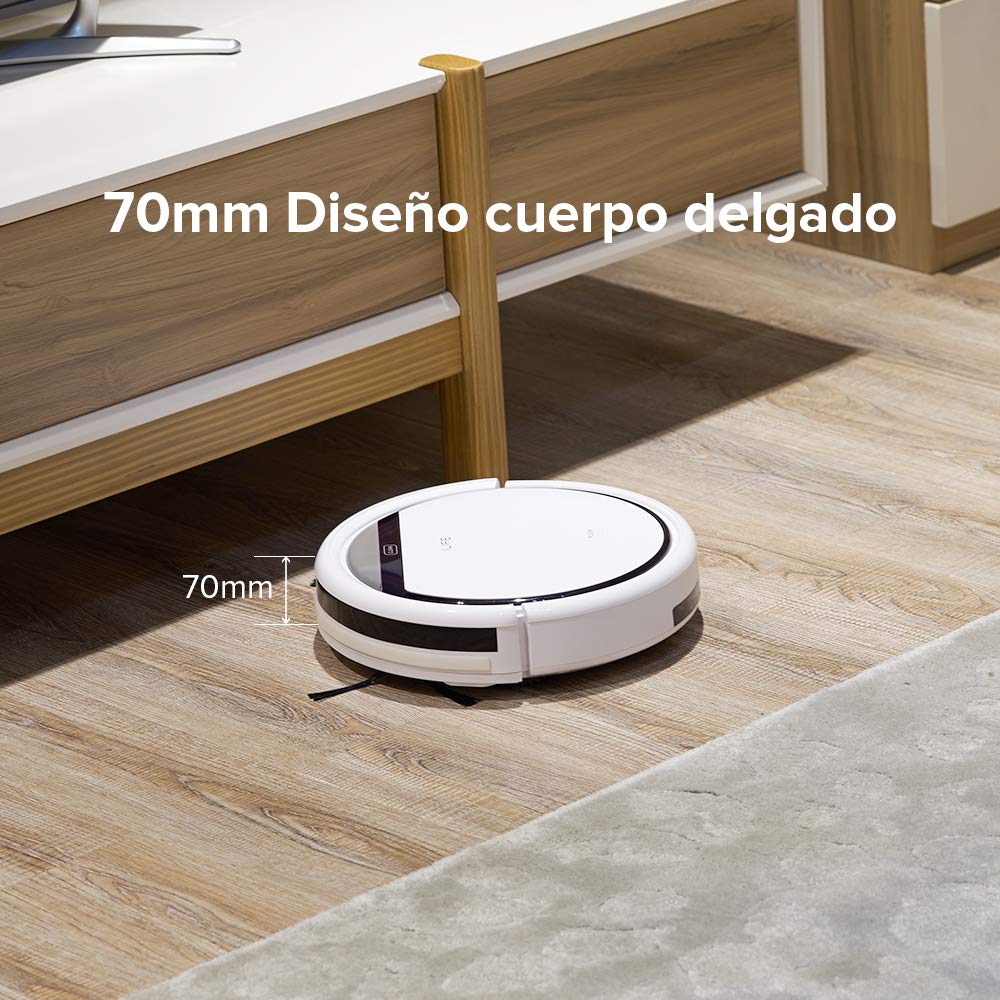 ILIFE V3s Pro Robot Vacuum Cleaner, Tangle-free Suction , Slim, Automatic Self-Charging Robotic Vacuum Cleaner, Daily Schedule Cleaning, Ideal For Pet Hair,Hard Floor and Low Pile Carpet,Pearl White