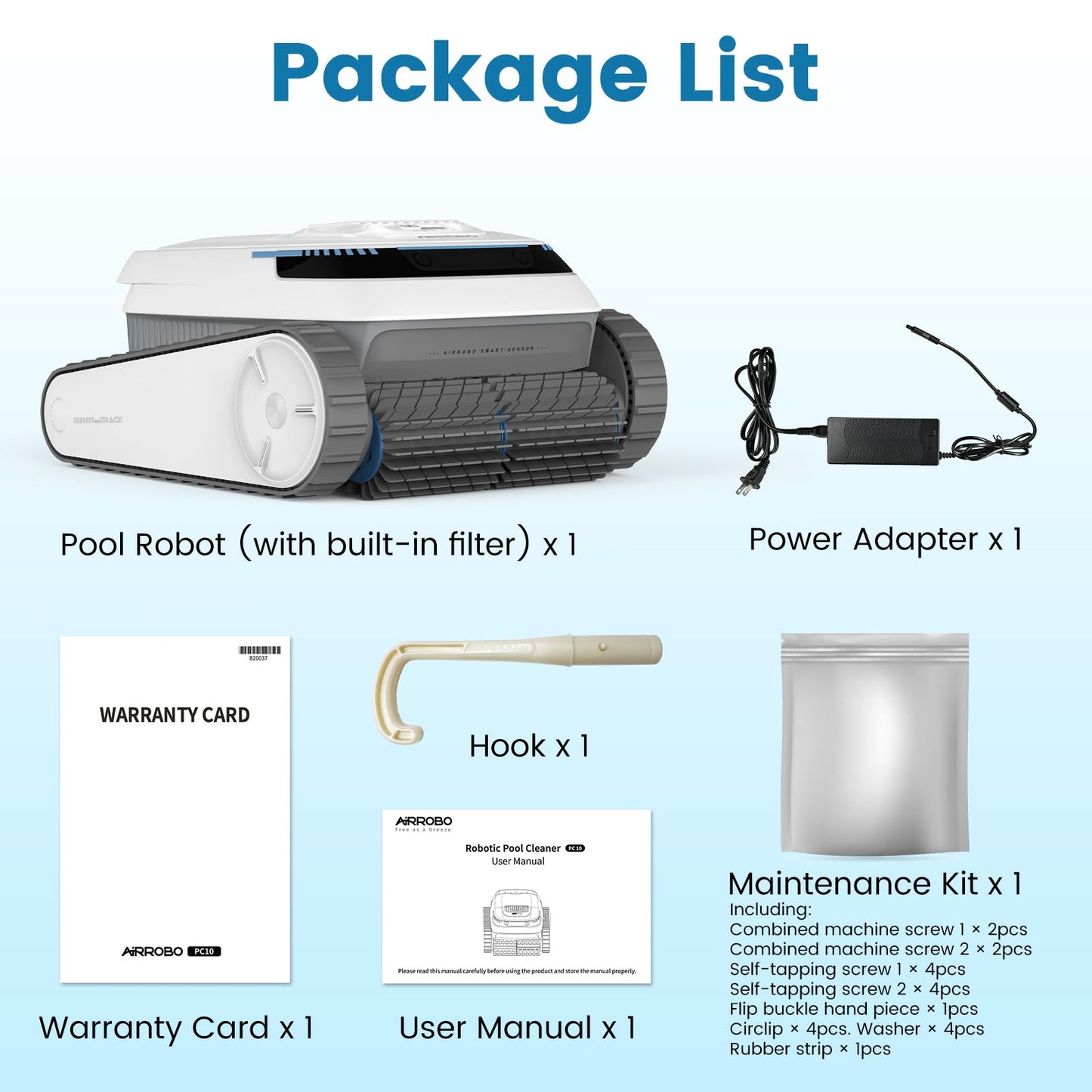 AIRROBO Pool Vacuum for Inground Pools, Smart Navigation Pool Cleaner Robot, Wall Climbing Pool Cleaner, Cleans Pool Floors, Walls & Waterline, 120 Min Run Time, for Above Ground & Inground Pools