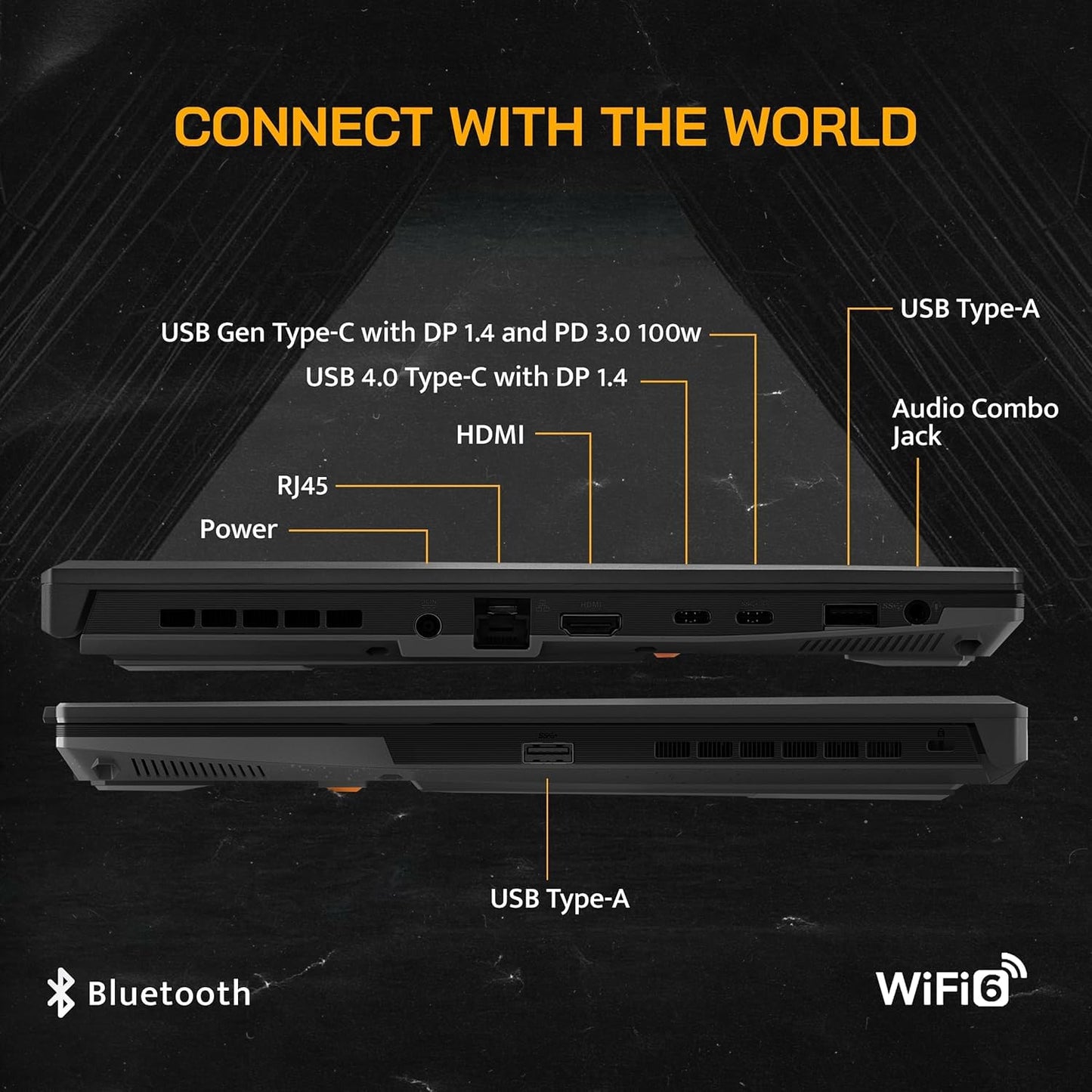 ASUS TUF A16 Gaming Laptop, AMD Ryzen 7 7735 HS (Up to 4.75 GHz, 8-Core), Radeon RX 7700S 8 GB, 16" FHD 165 Hz Display, 32 GB DDR5 RAM, 2 TB SSD, RGB Backlit Keyborad, Windows 11 Pro, w/Accessories