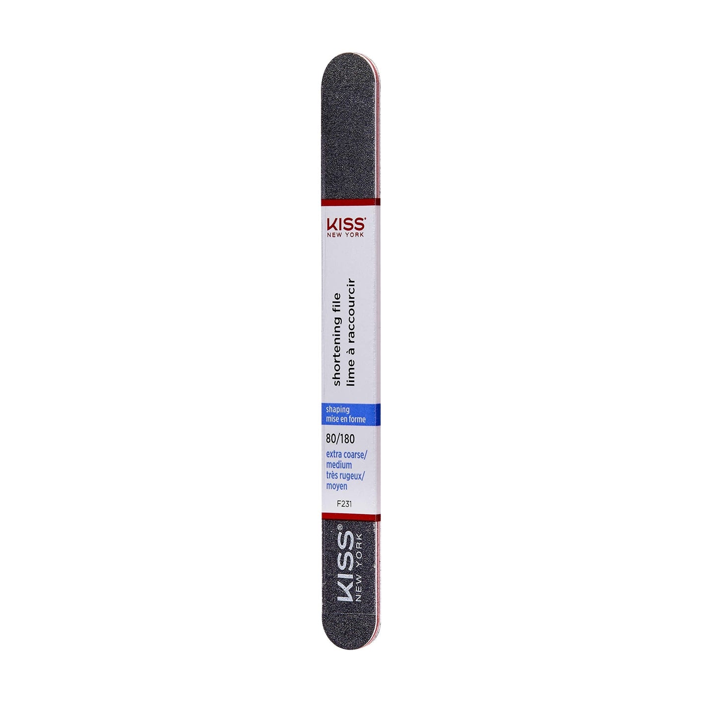 Kiss Shortening file 80 Extra Coarse / 180 Medium F231 - Pack of 12