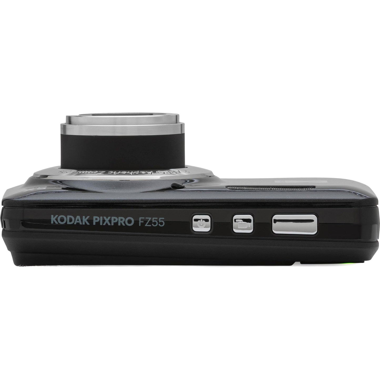 Kodak PIXPRO FZ55 Black 16MP Digital Camera 5X Optical Zoom 28mm Wide Angle 1080P Full HD Video 2.7" LCD Camera + 64GB Card and Reader + Case + Memory Wallet + Tripod + Cleaning Bundle