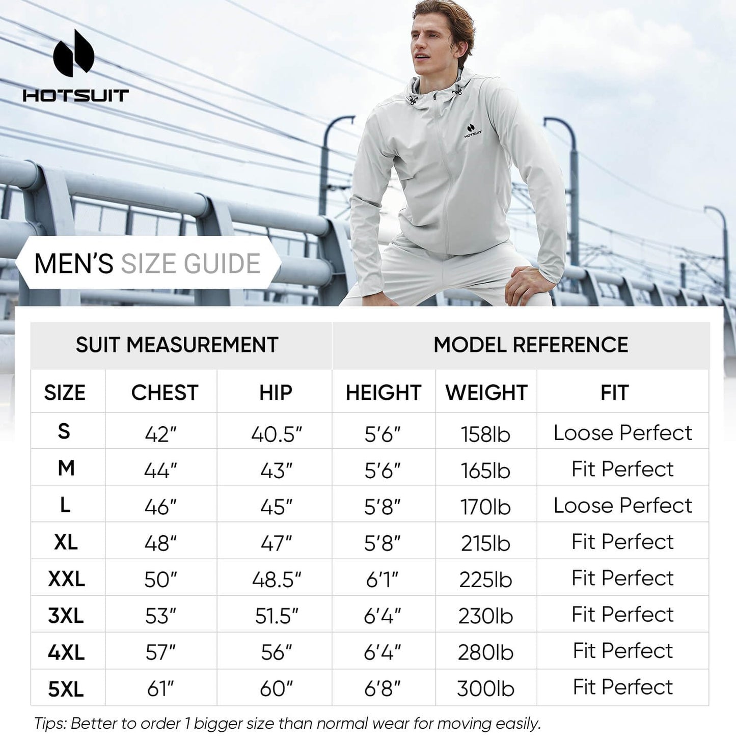 HOTSUIT Lightweight Sauna Suit for Men Weight Loss Sweat Suit Boxing Exercise Sweat Sauna Jacket Pants