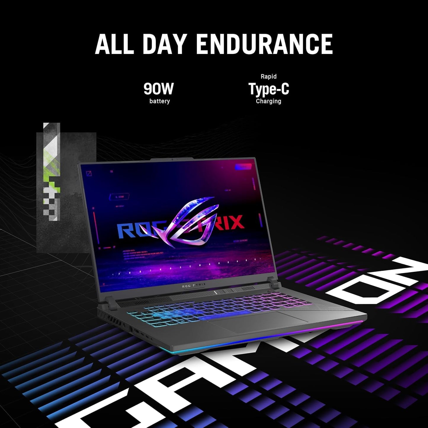 ASUS ROG Strix G16 Gaming Laptop, 16" ROG Nebula QHD+ 240Hz WQXGA (16:10), Intel 24-Core i9-14900HX, GeForce RTX 4060, 64 GB DDR5, 4 TB SSD, Backlit RGB, Wi-Fi 6E, Win11 Pro, w/Accessories
