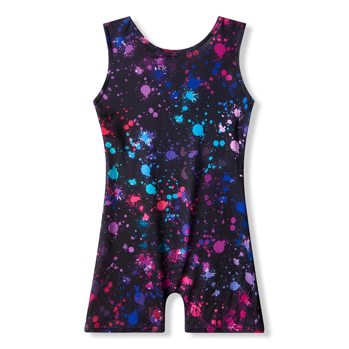 MYQFF Girls Gymnastics Apparel Leotards for Gymnastics Unitards Biketards Black 2t 3t Sleeveless