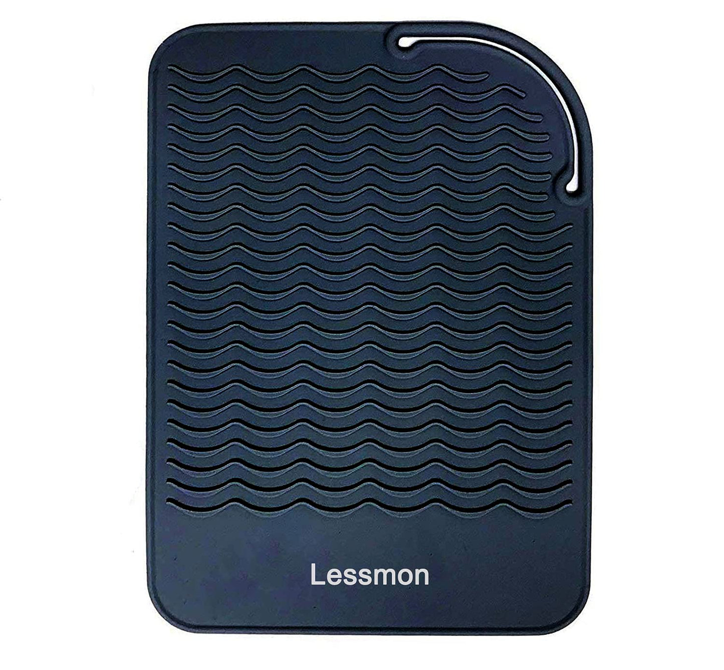 Heat Resistant Mat For Curling Irons, Hair Straightener, Flat Irons And Hair Styling Tools 9'' X 6.5'', Black