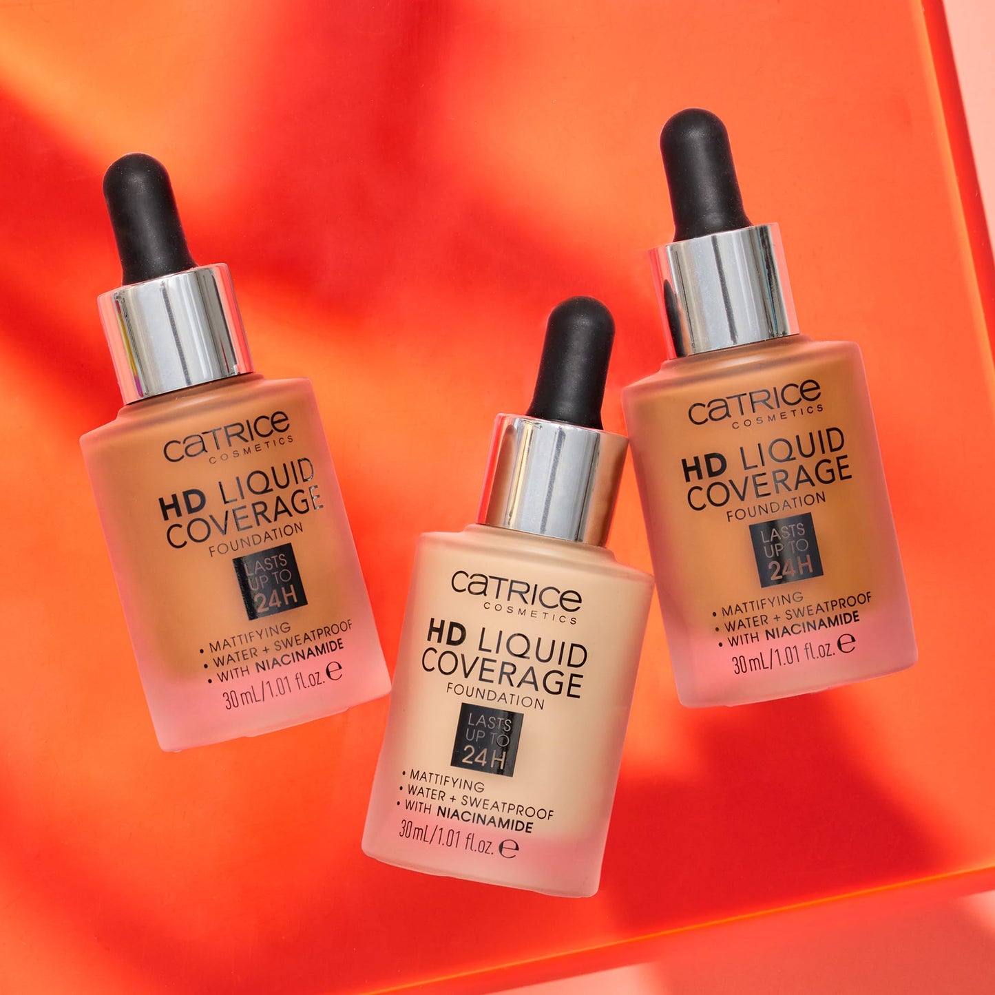 Catrice | HD Liquid Coverage Foundation | High & Natural Coverage | Vegan & Cruelty Free (085 | Chestnut Beige)