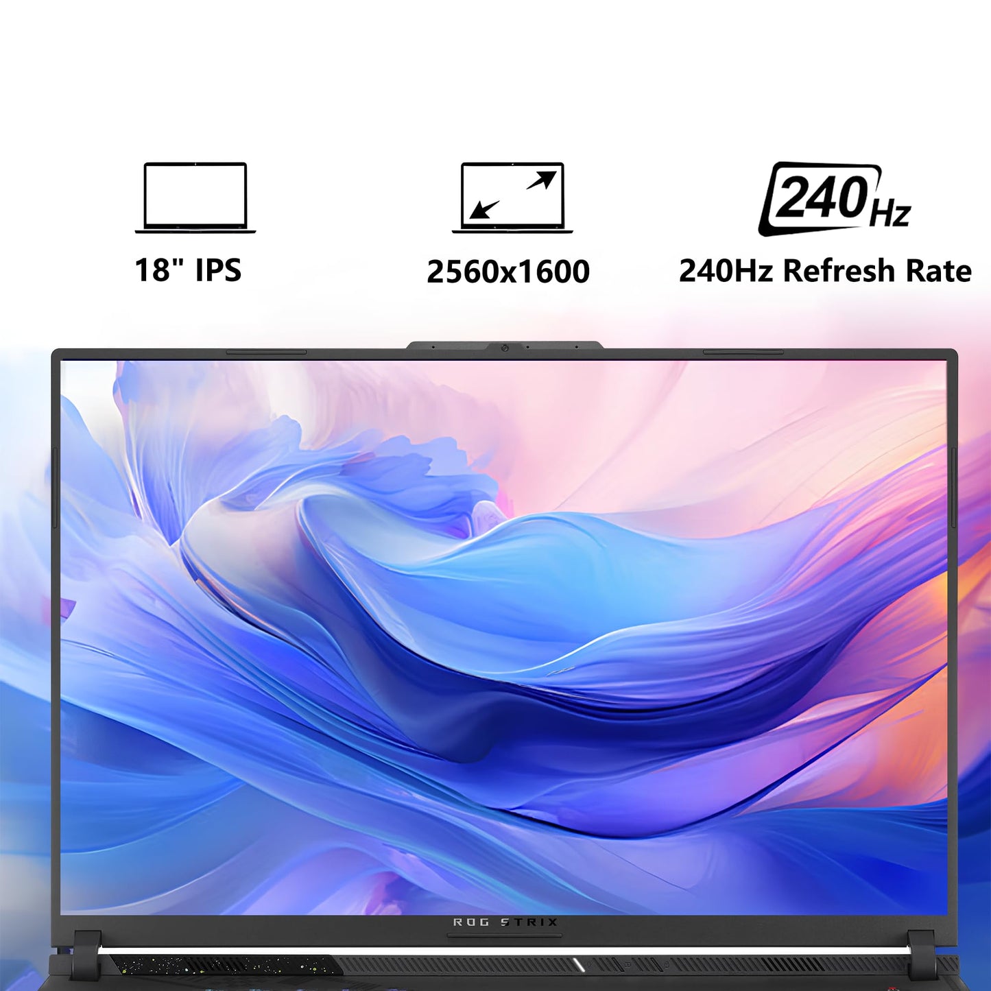 ASUS ROG Strix G18 G814 Gaming Laptop | 18" 2.5k (2560x1600) 240Hz (100% DCI-P3) | AMD 16-core Ryzen 9 9955HX (>i9-14900HX) | 64GB DDR5 2TB SSD | GeForce RTX 5070 | RGB Backlit Win11 w/DLCA Accessory