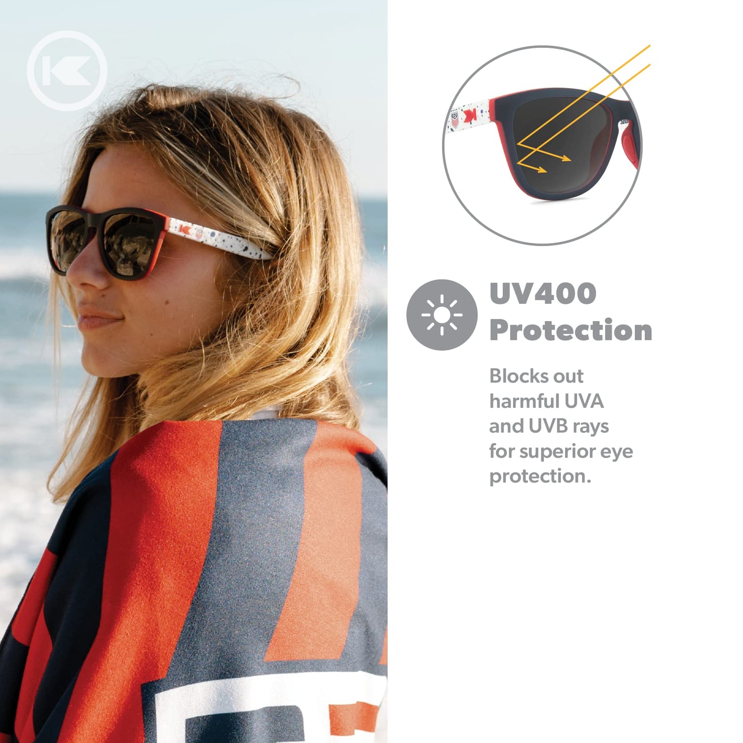 Knockaround USWNT Premiums Sport - Official U.S. Soccer Sunglasses