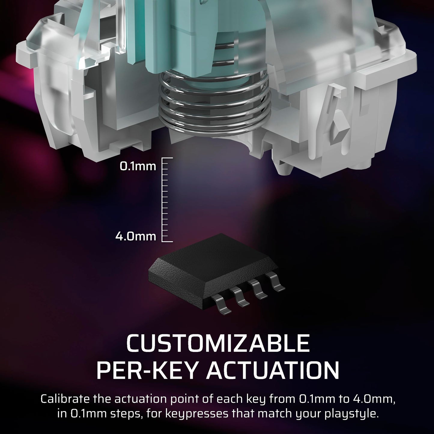 Corsair K70 PRO TKL RGB Tenkeyless Mechanical Wired Gaming Keyboard – Pre-Lubed Hall Effect MGX Hyperdrive Adjustable Switches, Simultaneous SOCD and Rapid Trigger, ABS Double-Shot, QWERTY NA – Black