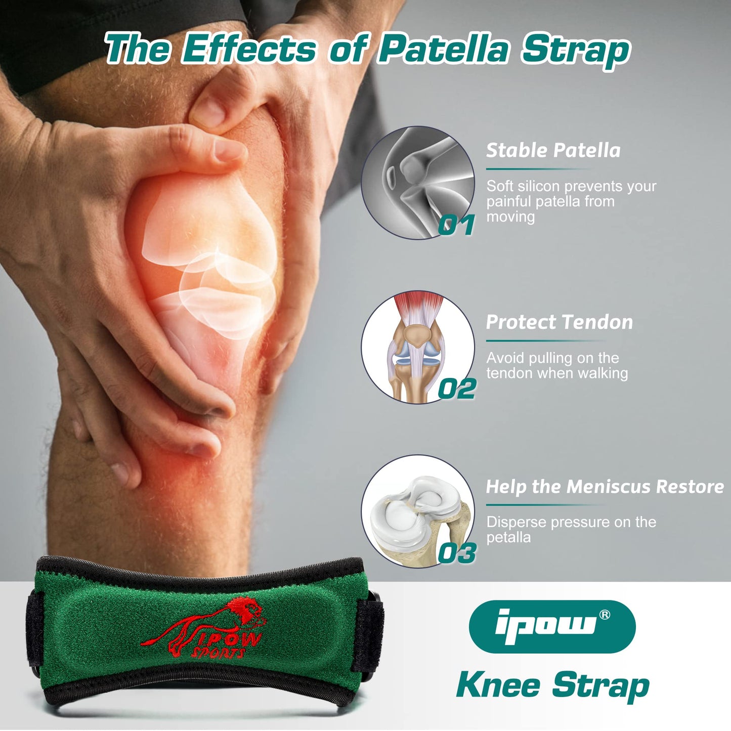 Knee Strap Green