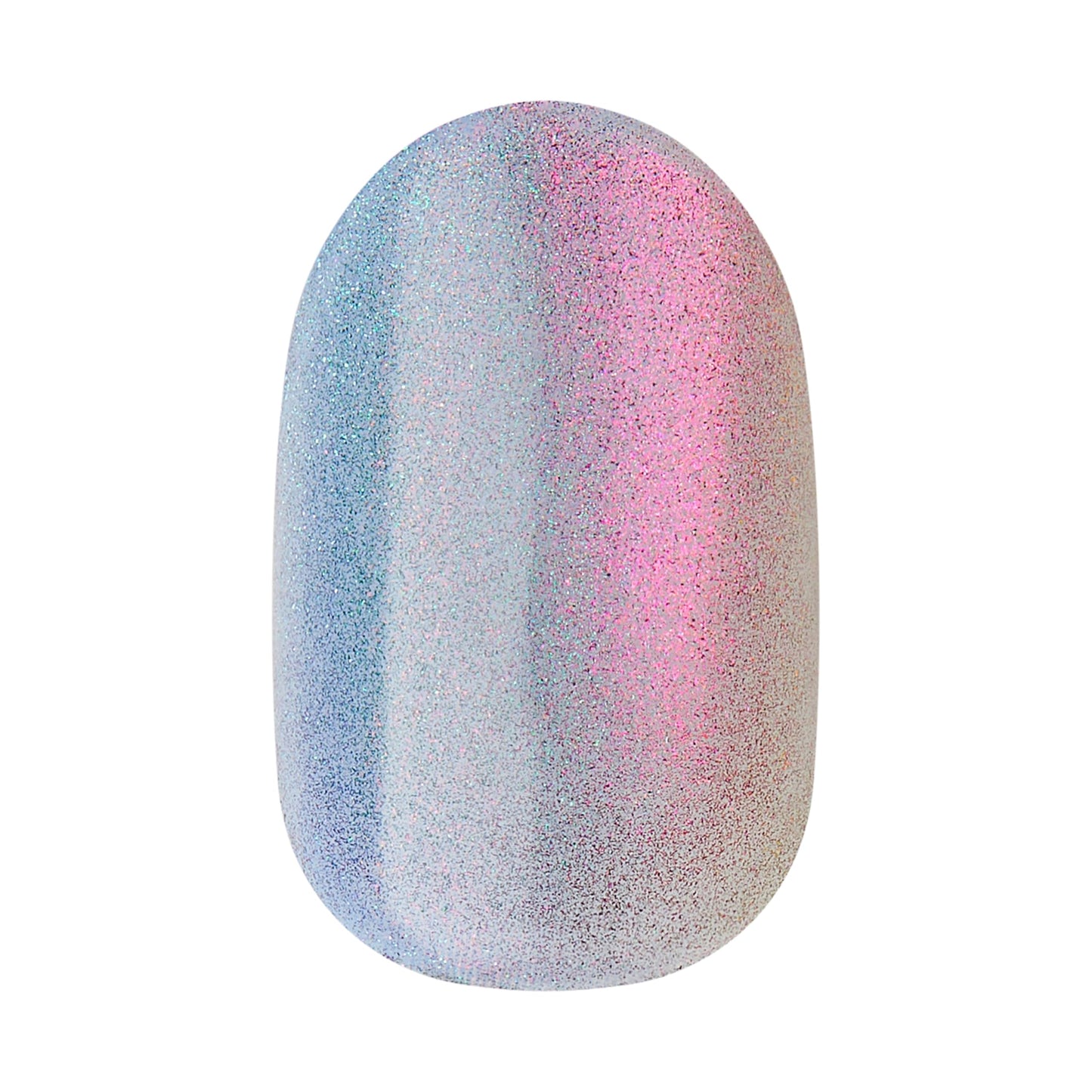 KISS imPRESS No Glue Mani Press-On Nails, Color FX, 'Fly Up', Silver, Short Size, Oval Shape, Includes 30 Nails, Prep Pad, Instructions Sheet, 1 Manicure Stick, 1 Mini File