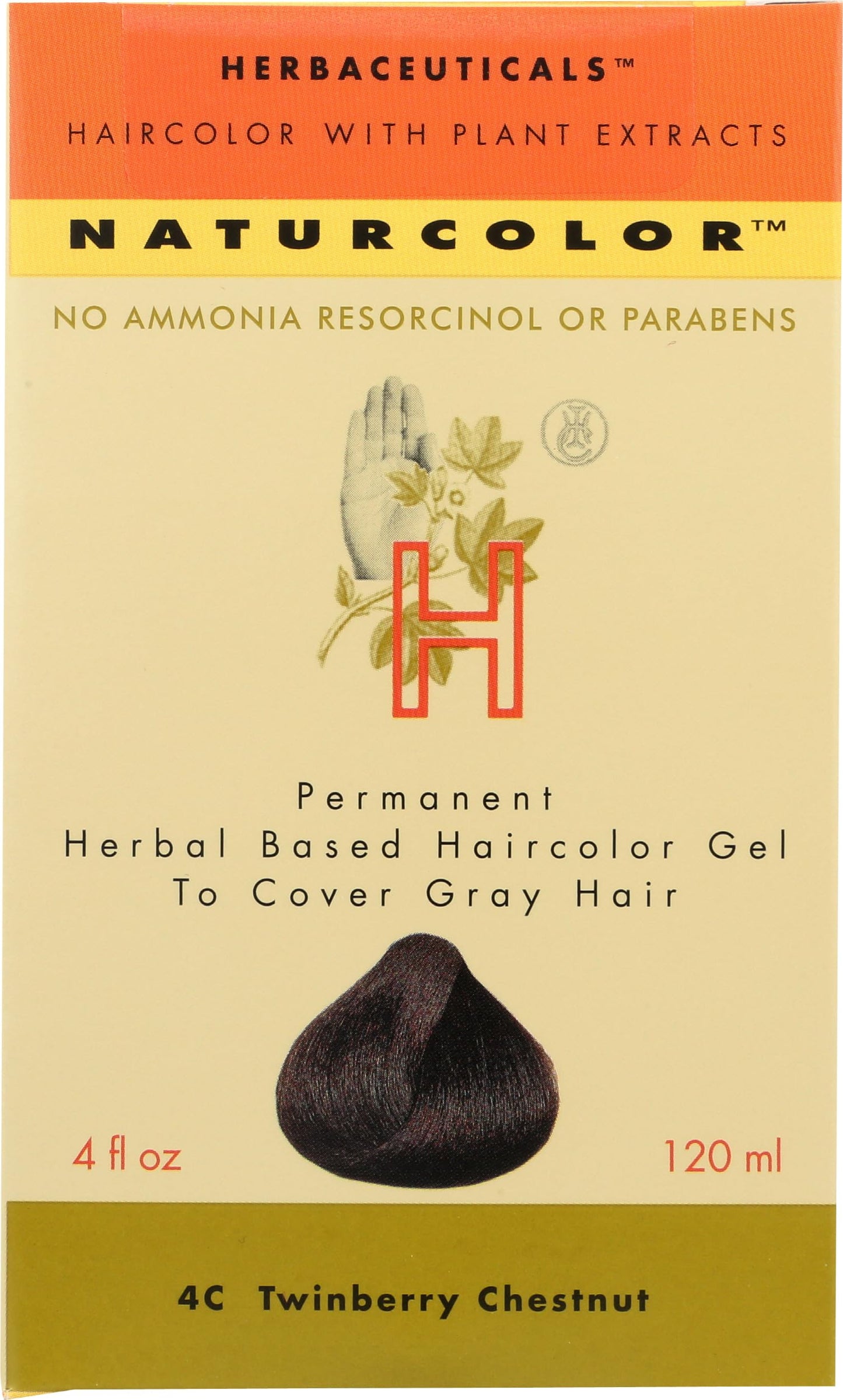 Naturcolor Haircolor Hair Dye - Twinberry Chestnut, 4 Ounce (4C)