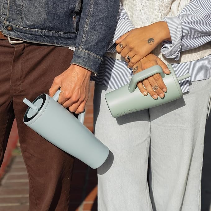 BrüMate Era 30 oz Tumbler with Handle & Straw | 100% Leakproof Insulated Water Bottle Tumbler with Lid & Flexible SoftSip Straw | Made of Stainless Steel | Cup Holder Friendly | 30oz (Java)