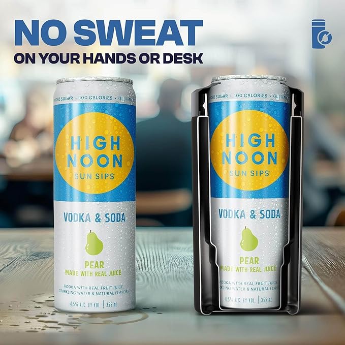 Frost Buddy Universal Can Cooler - Fits all - Stainless Steel Can Cooler for 12 oz & 16 oz Regular or Slim Cans & Bottles - Stainless Steel (Merry Marbleous)