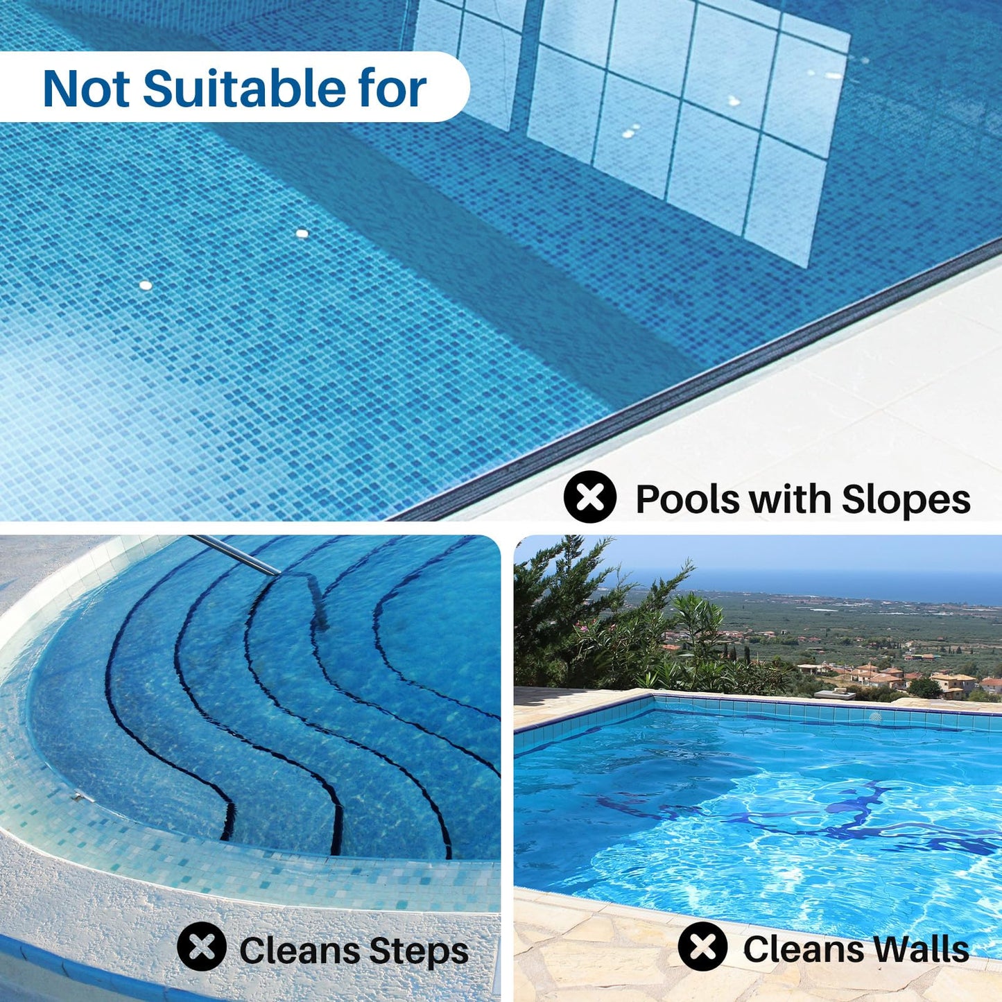 【Super Waterproof】 AquaGuard SE Cordless Robot Pool Cleaner with Dual Driver Motor Automatic Parking Ideal for Ground Pools up to 40 Feet Run Time 120 Minutes, Ultra Durable and Efficient